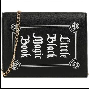 Littler Black magic book purse